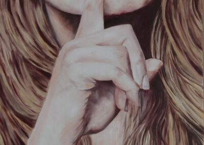Chut (50x60) Huile sur toile -280€-